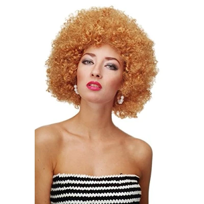 Immagine di WIG ME UP Parrucca Afro Anni 70 Party Funk Disco Foxy Colore Biondo Scuro Oro PW0011 P27