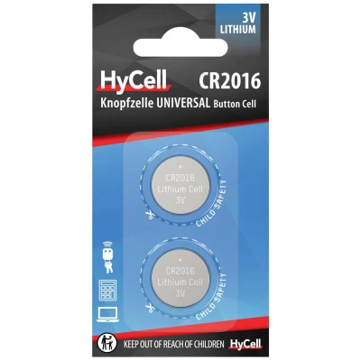 Immagine di HyCell Batteria a bottone CR 2016 3 V 2 pz. 70 mAh Litio