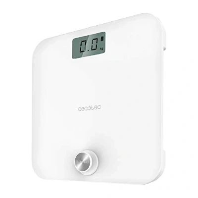 Immagine di Cecotec Surface Precision EcoPower 10000 Bilancia da bagno sana. Con pulsante, superficie in vetro temperato ad alta sicurezza, sensori di precisione, bianco