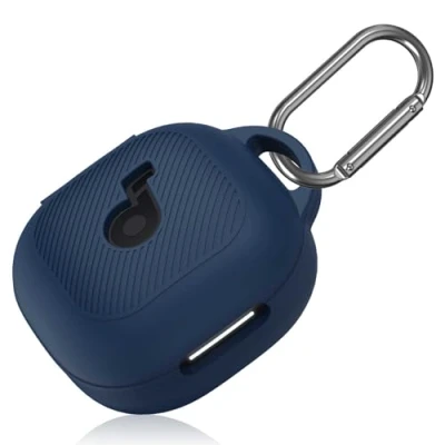Immagine di MOWYEOK custodia in silicone compatibile con Anker Soundcore P40i, portatile antigraffio e antiurto, LED anteriore visibile, per ancora P40i accessori la cassa
