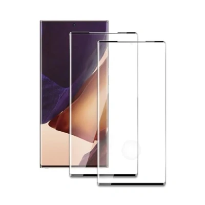 Immagine di 2 Pezzi Pellicola Vetro Temperato per Samsung Galaxy Note 20 Ultra, 3D Curved Edge to Edge, Durezza 9H, Antiurto Antigraffio, Senza Bolle, Facile Installazione