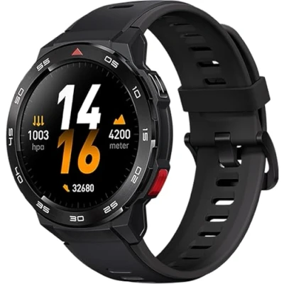 Immagine di mibro Smart Watch GS Pro (nero) Display Amoled da 1,4 pollici, chiamate Bluetooth, durata della batteria 20 giorni, impermeabile 5 ATM, posizionamento GPS, 105 modalità sportive, monitoraggio