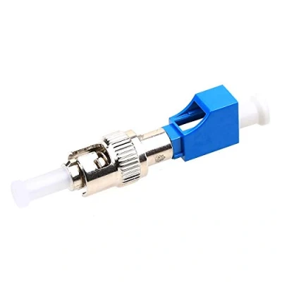 Immagine di Adattatore ibrido in fibra ottica modalità singola 9/125um ST/UPC maschio a LC/UPC femmina ST LC connettore