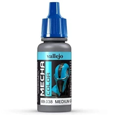 Immagine di Vallejo Mecha Color Colore Acrilico a Base d&#039;Acqua per Aerografo, 17 ml, Grigio