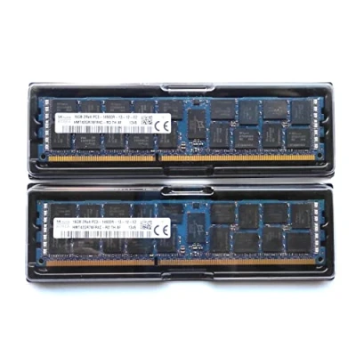 Immagine di Kit di memoria RAM DDR3 da 32 GB (2 x 16 GB) PC3 14900 240 pin ECC REGISTRATA DIMM (RDIMM) compatibile con Apple Mac Pro (fine 2013)