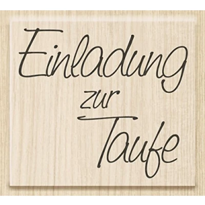 Immagine di Knorr Prandell 1800200 Timbro Einladung zur Taufe, 5,3 x 4,7 cm