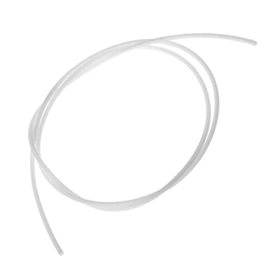 Immagine di Othmro tubo Bowden in teflon PTFE, diametro interno 1 mm, 3 esterno connettore bianco latte per stampante 3D, pezzo