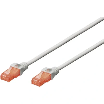 Immagine di Digitus DK 1612 005 RJ45 cavo di rete, patch CAT 6 U/UTP 0.50 m Grigio coppie intrecciate 1 pz.