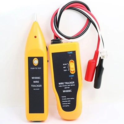 Immagine di Tester di rete NUZAMAS Tracer per cavo portatile con auricolare cavi telefonici ad alta sensibilità Wire Finder, Test linea telefonica, Controllo continuità, LAN Ethernet RJ45 RJ11