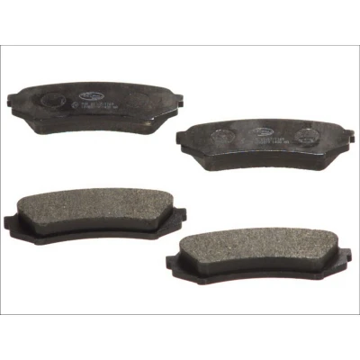 Immagine di DELPHI LP1438 Kit pastiglie freno Non predisposto per contatto segnalazione usura con lamierino anticigolío senza accessori
