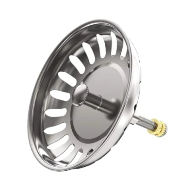 Immagine di MINISMUS 79 mm Tappo lavandino Cucina regolabile in altezza Tappi Lavello Acciaio universale per