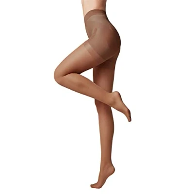 Immagine di Conte elegant X PRESS 20 DEN Collant Modellante da Donna con Effetto Push Up Calze Liscio Taglia 2 Mokka