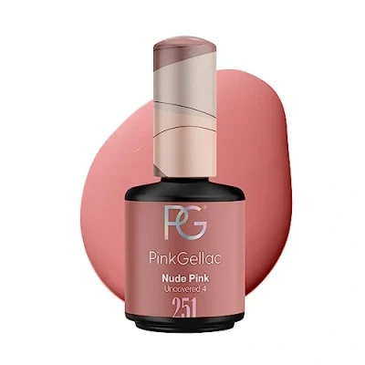 Immagine di Pink Gellac 251 Nude Shellac Smalto in gel UV/LED di colore nude, 15 ml, Uncovered4