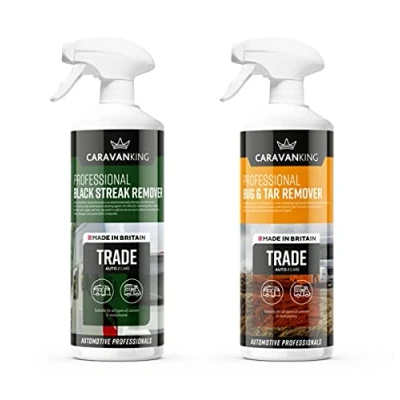 Immagine di Caravan King FAM0485 Detergente per Rimuovere Striature, Insetti e catrame, Confezione da 2 Pezzi, Colore: Trasparente