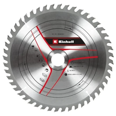 Immagine di Einhell Lama per sega circolare originale, 250 x 30 cm (accessori seghe, Ø mm, attacco 48 denti, larghezza di taglio 3,2 troncatrici e seghe circolari da tavolo)