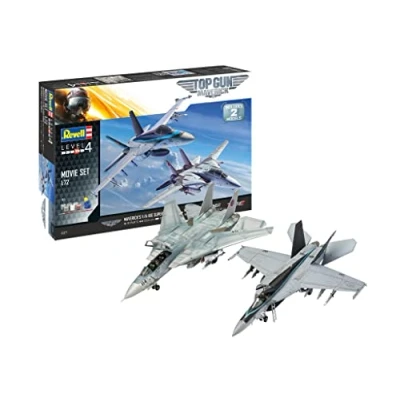 Immagine di Revell Top Gun 2 Movie Set Maverick Accessori, Colore Non Laccato, Medio, RV05677