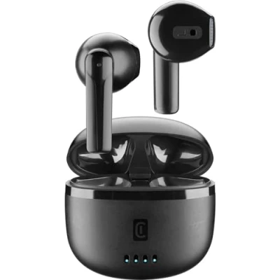 Immagine di cellularline Wizy Auricolari TWS Bluetooth 5.0 Wireless In Ear con Custodia di Ricarica Talk Time: 3.5 ore Playtime: 6 : 1.5 Portata: 10mt Nero