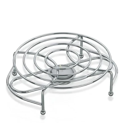 Immagine di Kela 17600 Fornellino, 1 Portalume, Metallo Cromato, Globul, 18/10 Steel, Argento, 21 x 18 cm