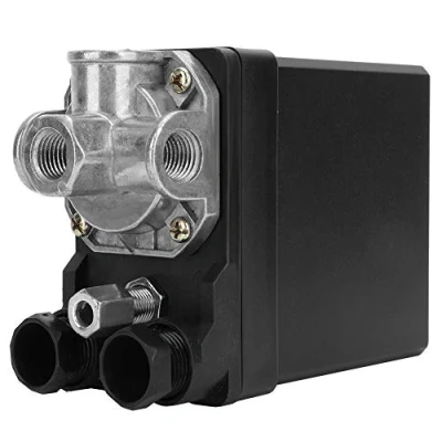 Immagine di pressostato a 4 fori trifase, valvola di controllo verticale G1/4 &quot;per interruttore comando pneumatico compressore d&#039;aria 380V