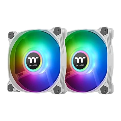 Immagine di Thermaltake CL F098 PL14SW A Ventola per PC case Bianco (L x P) 190 56 143 mm incl. Illuminazione LED, comando dellilluminazione RGB