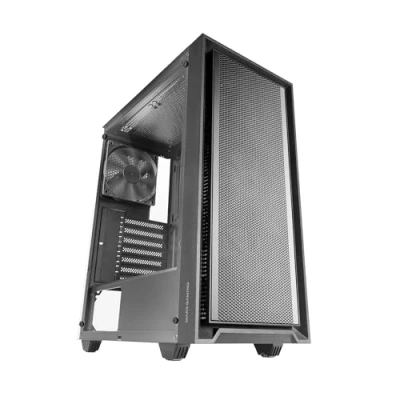 Immagine di MARSGAMING MC PMAX, Case Professionale ATX, 4x Ventole FDB 120mm, Pannello Frontale Mesh, Finestra Laterale Vetro Temperato, Semitorre PC Design Doppia Camera, Supporto Raffreddamento Liquido, Nero