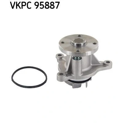 Immagine di SKF VKPC 95887 Pompa acqua con guarnizioni Metallo per trasmissione cinghia Poly V HYUNDAI: i20 II Hatchback, I i10 Hatchback