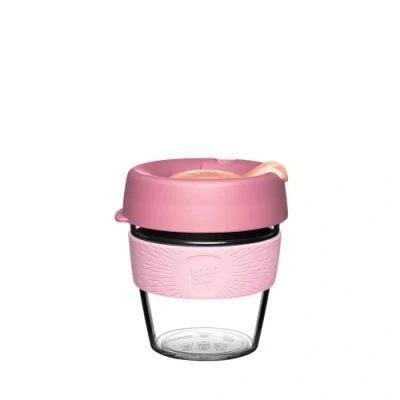 Immagine di KeepCup Tazza da caffè originale, leggera, riutilizzabile, con coperchio antispruzzo, 227 ml, pesca