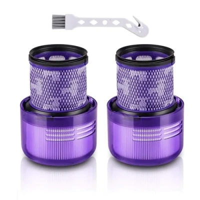 Immagine di Filtro per Dyson V11 V15,2 Pezzi Confezione da Filtri di Ricambio Aspirapolvere V15 SV14 SV17 SV22 Detect Absolute Animal Extra Pro Torque Drive Vacuum,Sostituire# 970013 02(V11 2 Pezzi)