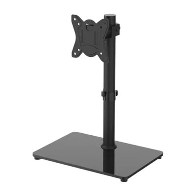 Immagine di GRIFEMA GB1005 1 supporto TV per schermi da 13 32 pollici di curve piatte al plasma OLED LCD LED, tavolo con rotazione e altezza regolabile, fino a 10 kg, max VESA 100x100 mm
