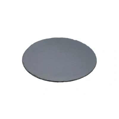 Immagine di KitchenCraft Artesà Piatto da Portata / Vassoio Rotante Lazy Susan in Ardesia Naturale, Ideale per Feste e Cene, Superficie Effetto Lavagna, Confezione Regalo Inclusa, 35 cm