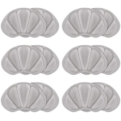 Immagine di 6 Paia Tallone Cuscino, Cuscini per Tallone, Cuscinetti Scarpe, Proteggi Scarpe Uomo Donne, Inserti Cuscino Sul Retro Del Troppo Grandi (Grigio)