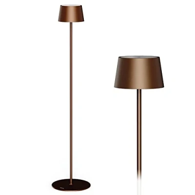 Immagine di Madrigal Stilosa 3 Floor Piantana Senza Fili Lampada Ricaricabile da Terra con Altezze Luce LED Regolabile (Dimmer) il Tocco Lunga Durata Uso Interno ed Esterno Bronzo