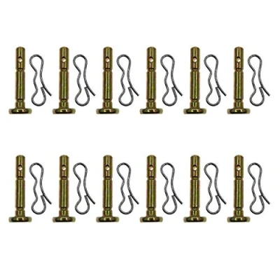 Immagine di Cancanle 12 Confezioni Perno di Taglio e coppiglia Ricambio per MTD 738 04155 Cub spazzaneve Troy bilt