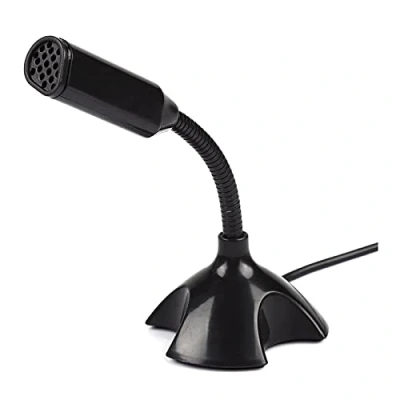 Immagine di Microfono USB per Computer, Design Flessibile, Eliminazione del Rumore, Plug &amp; Play PC Desktop Laptop Videoconferenze / Registrazione in Rete Giochi Online