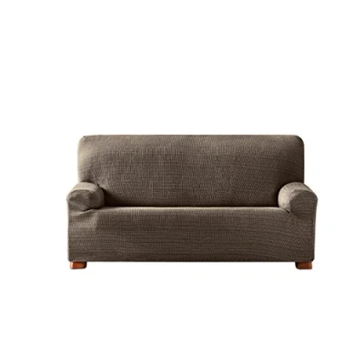 Immagine di Eysa Aquiles Copridivano Elastico 2 Posti, Poliestere Cotone, Marrone, 37x29x7 cm