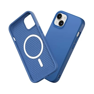 Immagine di RhinoShield Case Compatible with [iPhone 14/13] SolidSuit Magsafe Shock Absorbent Slim Design Protective Cover Premium Matte Finish 3.5M / 11ft Drop Protection Cobalt Blue