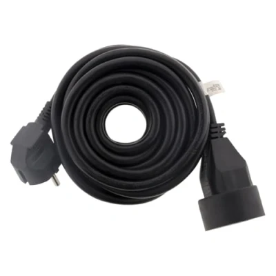 Immagine di Zenitech Prolunga 16 A 2P+T HO5VV F 3G1,5 mm², 10 m, colore: Nero