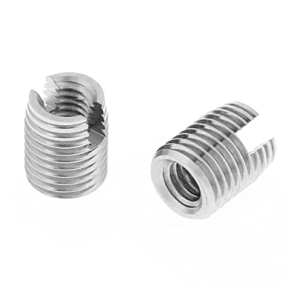 Immagine di FTVOGUE Set di 20 inserti filettati autofilettanti in metallo per riparazione elicoidale M4 x 8 mm