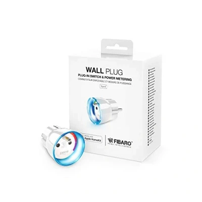 Immagine di FIBARO FGBWHWPE 102 Adattatore a Muro Tipo E per Apple Homekit