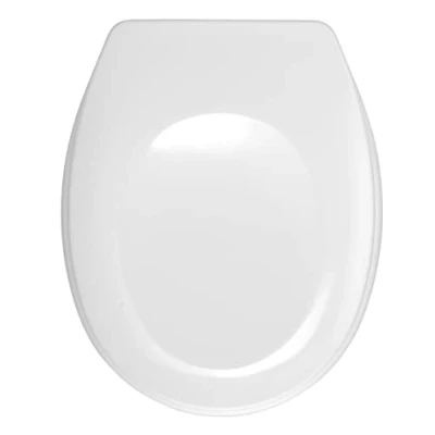 Immagine di Wenko Sedile WC Bergamo Beige Antibatterico, Fissaggio in Acciaio Inossidabile