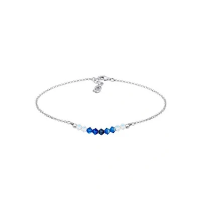 Immagine di Elli Bracciale da donna con sfera spiaggia mare cristalli in argento Sterling 925