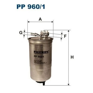 Immagine di FILTRON PP 960/1 Filtro Carburante per condotti/circuiti 8mm SEAT: Leon I Hatchback, Toledo 2 Limousine