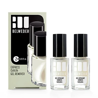 Immagine di BELWEDER Gel esfoliante Express cuticole 2 x 7,5 ml per difficili esfolia in un attimo Elimina le senza forbici donne e uomini