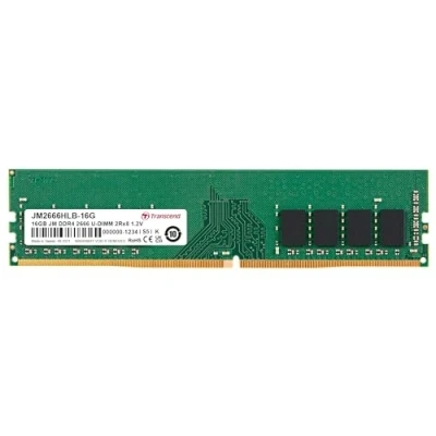 Immagine di Transcend JM2666HLB 16G 16GB DDR4 2666MHz U DIMM 2Rx8 1.2V