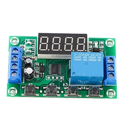 Immagine di 5V/12V/ 24V Modulo Relè Delay Timer Digitale Interruttore di Controllo Relè, Display a LED (5 V)