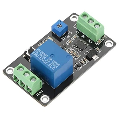 Immagine di DC 5 V / 12 24 Relè Timer, Modulo Temporizzatore Ritardo Autobloccante On Off Super 555 Timer V(DC12V)