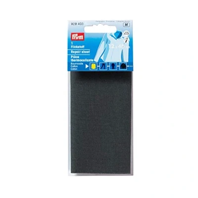 Immagine di Prym Set di 12 x 45 cm, in Cotone per riparazioni, Colore: Grigio
