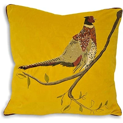 Immagine di Paoletti H/Velvet 45X45 C/C Pheasant Must, Yellow, 45x45cm
