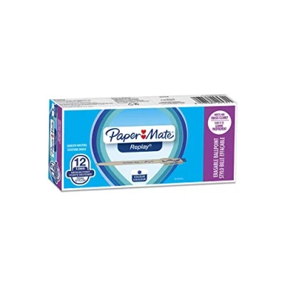 Immagine di Paper Mate Replay Penna a Sfera Cancellabile, Colori Assortiti, Confezione da 5+1