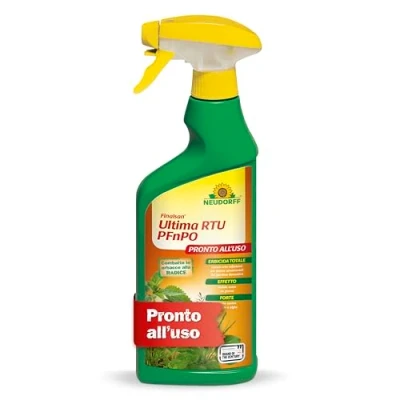 Immagine di Neudorff Finalsan Ultima RTU PFnPO Diserbante totale contro erbacce, erbe, alghe e muschi. Visibilmente efficace in un giorno. Pronto all’uso, 500 ml